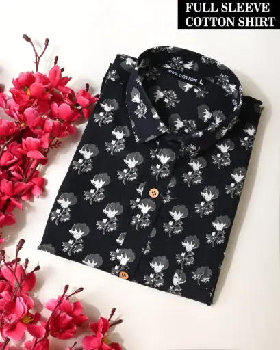 🌹PURE COTTON MEN'S SHIRT🌹 FOR MEN'S WITH ONE POCKET  SLEEVES : - FULL SLEEVES🌹 