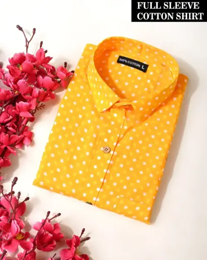 🌹PURE COTTON MEN'S SHIRT🌹 FOR MEN'S WITH ONE POCKET  SLEEVES : - FULL SLEEVES🌹 