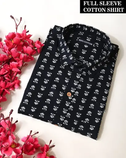 🌹PURE COTTON MEN'S SHIRT🌹 FOR MEN'S WITH ONE POCKET  SLEEVES : - FULL SLEEVES🌹 