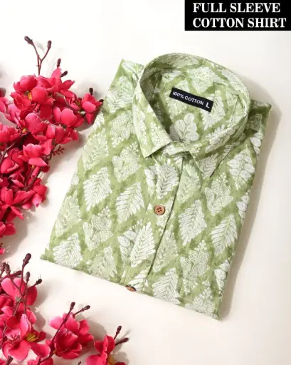 🌹PURE COTTON MEN'S SHIRT🌹 FOR MEN'S WITH ONE POCKET  SLEEVES : - FULL SLEEVES🌹 