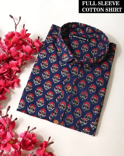 🌹PURE COTTON MEN'S SHIRT🌹 FOR MEN'S WITH ONE POCKET  SLEEVES : - FULL SLEEVES🌹 