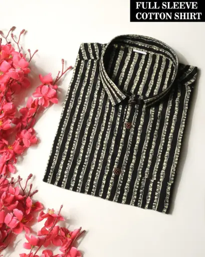 🌹PURE COTTON MEN'S SHIRT🌹 FOR MEN'S WITH ONE POCKET  SLEEVES : - FULL SLEEVES🌹 