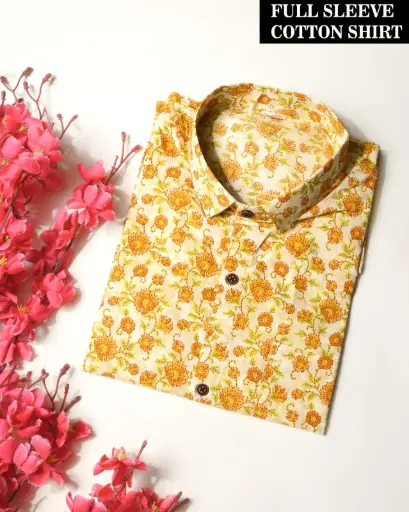 🌹PURE COTTON MEN'S SHIRT🌹 FOR MEN'S WITH ONE POCKET  SLEEVES : - FULL SLEEVES🌹 