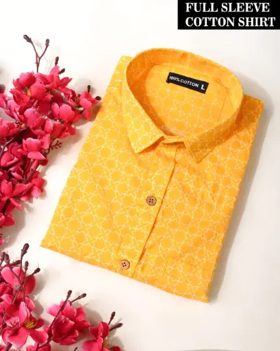 🌹PURE COTTON MEN'S SHIRT🌹 FOR MEN'S WITH ONE POCKET  SLEEVES : - FULL SLEEVES🌹 