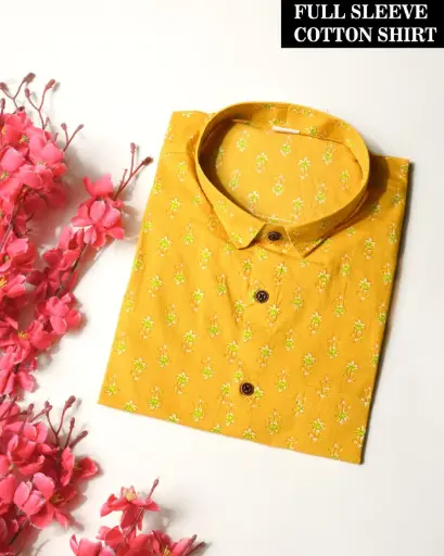 🌹PURE COTTON MEN'S SHIRT🌹 FOR MEN'S WITH ONE POCKET  SLEEVES : - FULL SLEEVES🌹 