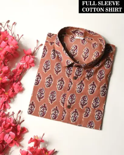 🌹PURE COTTON MEN'S SHIRT🌹 FOR MEN'S WITH ONE POCKET  SLEEVES : - FULL SLEEVES🌹 