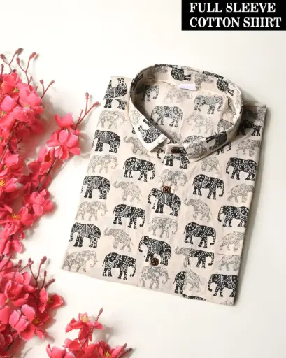 🌹PURE COTTON MEN'S SHIRT🌹 FOR MEN'S WITH ONE POCKET  SLEEVES : - FULL SLEEVES🌹 