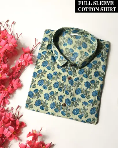 🌹PURE COTTON MEN'S SHIRT🌹 FOR MEN'S WITH ONE POCKET  SLEEVES : - FULL SLEEVES🌹 