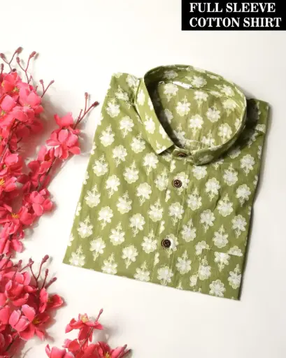 🌹PURE COTTON MEN'S SHIRT🌹 FOR MEN'S WITH ONE POCKET  SLEEVES : - FULL SLEEVES🌹 