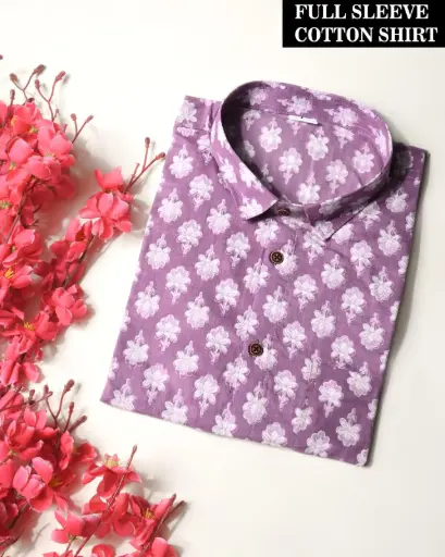 🌹PURE COTTON MEN'S SHIRT🌹 FOR MEN'S WITH ONE POCKET  SLEEVES : - FULL SLEEVES🌹 