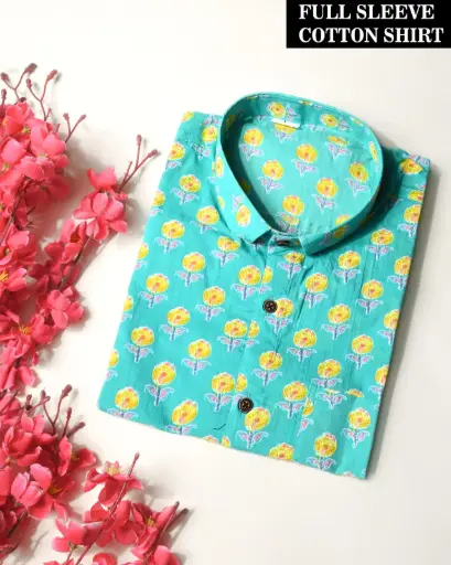 🌹PURE COTTON MEN'S SHIRT🌹 FOR MEN'S WITH ONE POCKET  SLEEVES : - FULL SLEEVES🌹 