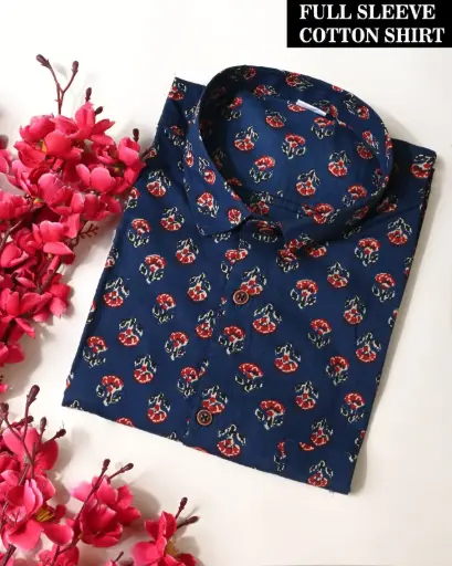 🌹PURE COTTON MEN'S SHIRT🌹 FOR MEN'S WITH ONE POCKET  SLEEVES : - FULL SLEEVES🌹 