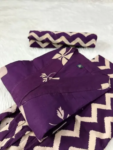 Summer Collection three piece suit in our traditional printed cotton kurti pant and printed dupatta🥰_  Premium QUALITY 👗 FABRICS Neck pattern Angrakha style 👗 Type -  kurti straight Side cut (43) Pant With Pocket(38)  Dupatta (2.3m)    📏  Size (M 38)(L 40) (XL 42)(XXL 44)