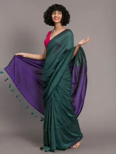 👉 Pure Khadi Cotton Bar Saree  Fabric : khadi Cotton Saree   : 5.5 Meters Blouse  : 0.90 Meter ( Running )