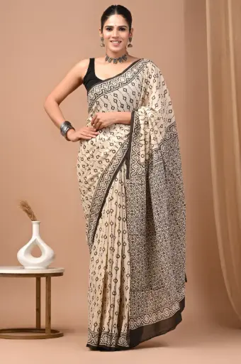 👉 Handblock Printed Pure Cotton Mulmul Saree  Fabric : Pure Cotton ( 92*80 )  Saree   : 5.5 Meter  Blouse  : 0.90 Meter 👉  Shipping  Free in India