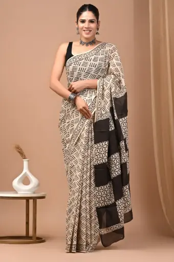 👉 Handblock Printed Pure Cotton Mulmul Saree  Fabric : Pure Cotton ( 92*80 )  Saree   : 5.5 Meter  Blouse  : 0.90 Meter 👉  Shipping  Free in India
