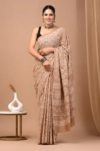 👉 Handblock Printed Pure Cotton Mulmul Saree  Fabric : Pure Cotton ( 92*80 )  Saree   : 5.5 Meter  Blouse  : 0.90 Meter 👉  Shipping  Free in India