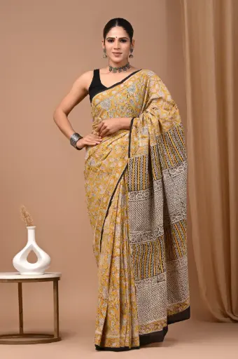 👉 Handblock Printed Pure Cotton Mulmul Saree  Fabric : Pure Cotton ( 92*80 )  Saree   : 5.5 Meter  Blouse  : 0.90 Meter 👉  Shipping  Free in India