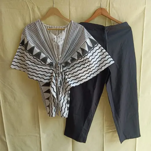 👉 Pure Cotton Kaftan With Pant Set Fabric : Pure Cotton  Size : 36 38 40 42 44 46 One Side Pocket In Payzama