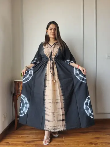 👉 Pure Cotton Kaftan Hand Block Printed 100% Pure cotton Free Size up 36 to 52  Length : 52 inch  👉 Shipping Free Within India