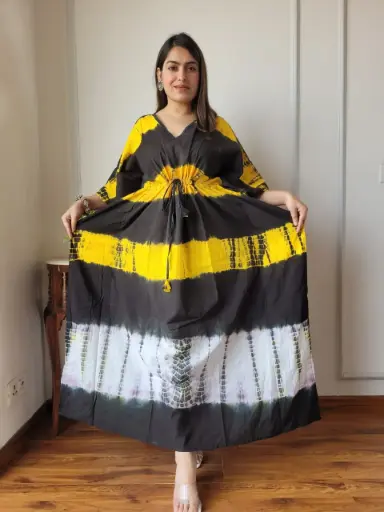 👉 Pure Cotton Kaftan Hand Block Printed 100% Pure cotton Free Size up 36 to 52  Length : 52 inch  👉 Shipping Free Within India