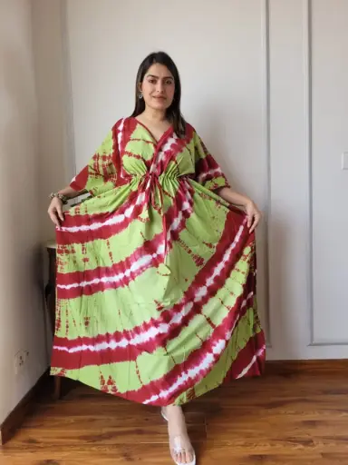 👉 Pure Cotton Kaftan Hand Block Printed 100% Pure cotton Free Size up 36 to 52  Length : 52 inch  👉 Shipping Free Within India