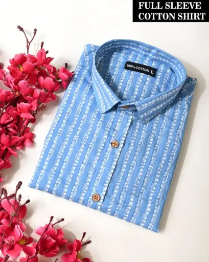 🌹PURE COTTON MEN'S SHIRT🌹 FOR MEN'S WITH ONE POCKET 
SLEEVES : - FULL SLEEVES🌹