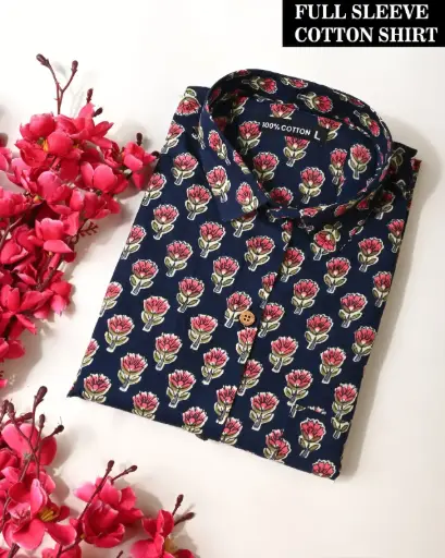 🌹PURE COTTON MEN'S SHIRT🌹 FOR MEN'S WITH ONE POCKET  SLEEVES : - FULL SLEEVES🌹 